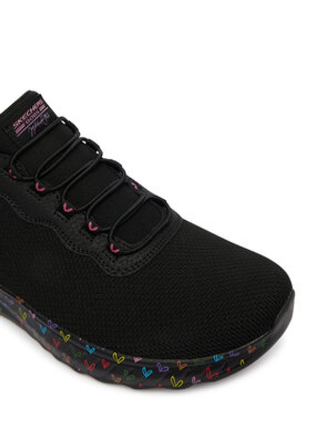 skechers - Skechers Sneakersy BOBS Sport Squad Chaos 117249/BBK Czarny. Kolor: czarny. Materiał: materiał. Model: Skechers Sport