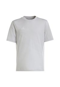 Adidas - Koszulka dla dzieci adidas Tabela 23 Jersey. Kolor: szary, biały, wielokolorowy. Materiał: jersey. Sport: piłka nożna