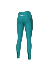 Legginsy do biegania damskie EXTREME HOBBY MOOD. Kolor: niebieski. Materiał: poliester, elastan. Sezon: jesień, wiosna. Sport: kolarstwo