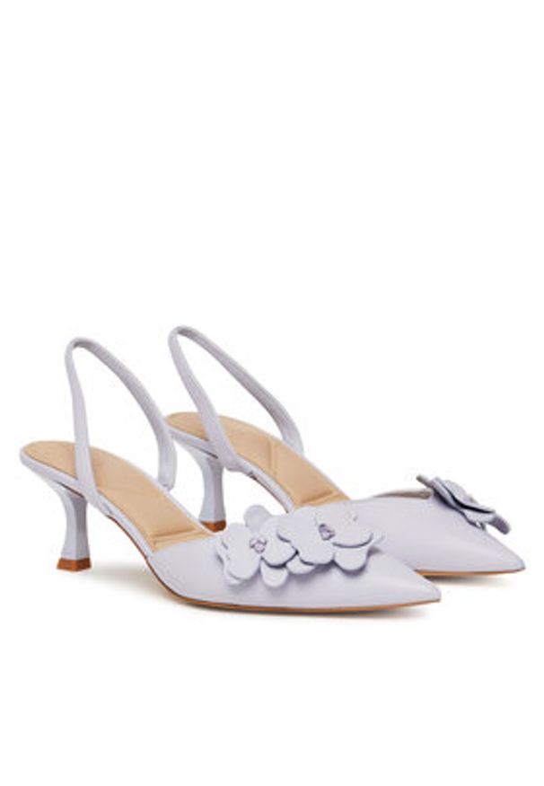 Aldo Sandały Leilania 13966837 Fioletowy. Kolor: fioletowy. Materiał: skóra