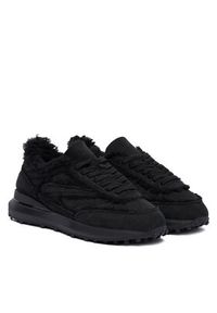 D.A.T.E. Sneakersy Athleta Shearling W431-AT-TD Czarny. Kolor: czarny. Materiał: skóra #4