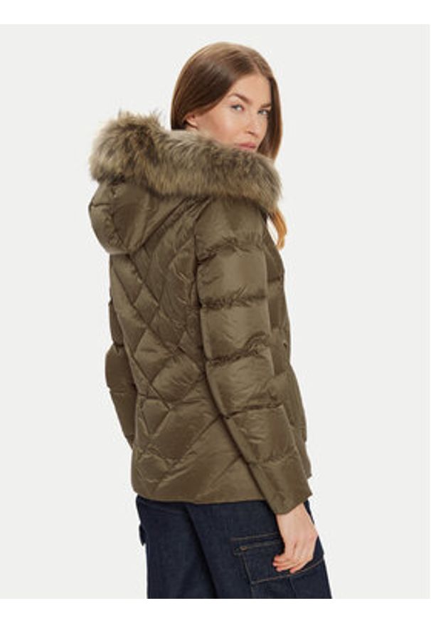 Blauer Kurtka puchowa 24WBLDC03051 Brązowy Regular Fit. Kolor: brązowy. Materiał: syntetyk