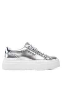 Guess Sneakersy FLJMRI LEL12 Srebrny. Kolor: srebrny. Materiał: skóra