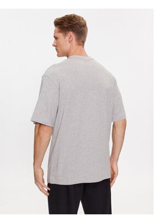 Reebok T-Shirt Basketball IL4423 Szary Regular Fit. Kolor: szary. Materiał: bawełna