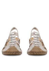 Rieker Sandały 62850-90 Beżowy. Kolor: beżowy. Materiał: syntetyk #5