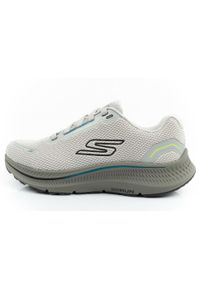 skechers - Buty sneakersy sportowe męskie Skechers Go Run. Okazja: na co dzień. Kolor: szary. Model: Skechers Sport. Sport: bieganie