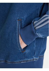 Adidas - adidas Bluza adicolor Denim Firebird KD1517 Niebieski Loose Fit. Kolor: niebieski. Materiał: jeans #3