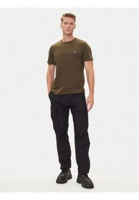 Parajumpers T-Shirt Patch 25WMPMTSEY29 Khaki Regular Fit. Kolor: brązowy. Materiał: bawełna