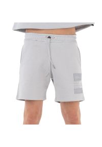 Spodenki Alpha Industries Patch Short LF 136360666 - szare. Kolor: szary. Materiał: poliester, tkanina, bawełna. Długość: długie. Wzór: aplikacja. Sport: fitness