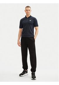 EA7 Emporio Armani Polo 8NPF13 PJRGZ 1562 Granatowy Regular Fit. Typ kołnierza: polo. Kolor: niebieski. Materiał: syntetyk #4