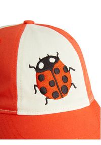 Mini Rodini - MINI RODINI Czapka z daszkiem 2526510142 Czerwony. Kolor: czerwony. Materiał: bawełna, materiał
