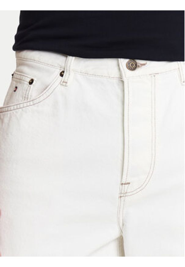 TOMMY HILFIGER - Tommy Hilfiger Jeansy F1 Movie MW0MW41381 Écru Loose Fit