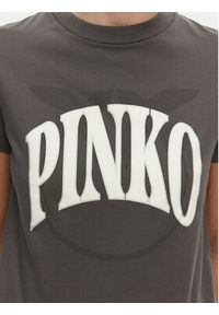Pinko - PINKO T-Shirt 101752 A2CT I63 Szary Regular Fit. Kolor: szary. Materiał: bawełna #4