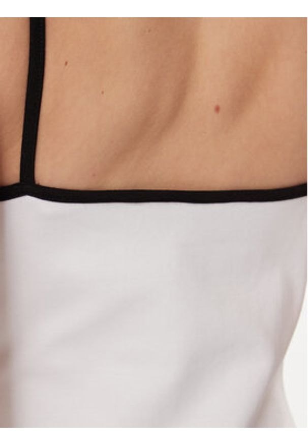 Guess Sukienka codzienna E4GK00 KBP41 Biały Slim Fit. Okazja: na co dzień. Kolor: biały. Materiał: bawełna. Typ sukienki: proste. Styl: casual