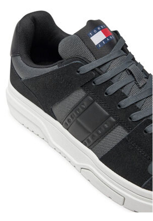 Tommy Jeans Sneakersy Twj Brooklyn Mix Mat. EM0EM01457 Czarny. Kolor: czarny. Materiał: zamsz, skóra