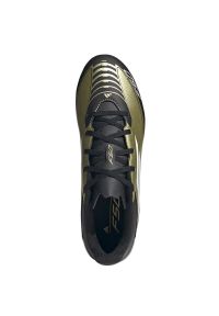 Adidas - Buty adidas F50 Club Messi FxG M IG9331 złoty. Zapięcie: sznurówki. Kolor: złoty. Materiał: materiał, syntetyk. Szerokość cholewki: normalna #2