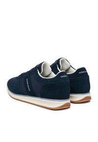 Guess Jeans Sneakersy EO-DELAND-01 WE Granatowy. Kolor: niebieski. Materiał: skóra, zamsz #8