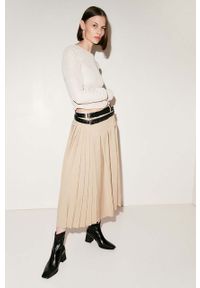 Vagabond Shoemakers - Botki skórzane Hedda. Kolor: czarny. Materiał: materiał. Obcas: na obcasie. Wysokość obcasa: średni #3