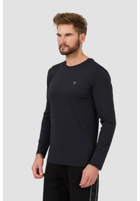 Guess - GUESS Czarny męski longsleeve New Tech Str T, Rozmiar XXL. Kolor: czarny. Długość rękawa: długi rękaw #3