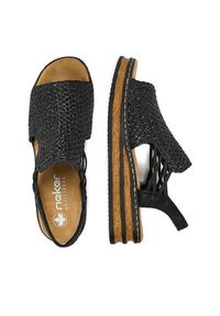 Rieker Sandały CEO-62941-00 Czarny. Kolor: czarny. Materiał: skóra #5