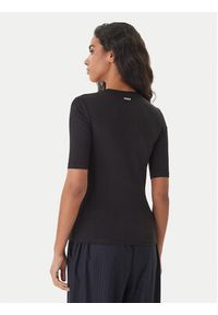 Hugo - HUGO T-Shirt Darnelia 50515019 Czarny Slim Fit. Kolor: czarny. Materiał: bawełna #2