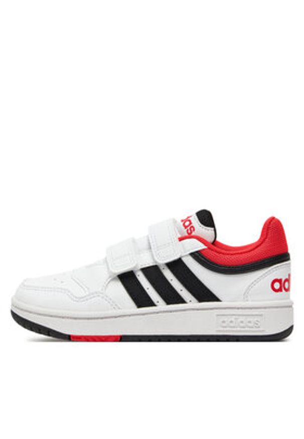 Adidas - adidas Sneakersy Hoops Lifestyle H03863 Biały. Kolor: biały. Materiał: materiał