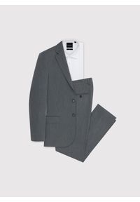 Pako Lorente - PAKO LORENTE – Szary garnitur męski. Kolor: szary. Materiał: poliester, wiskoza, elastan #1