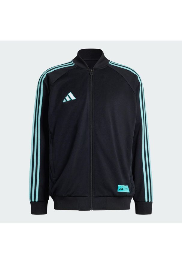 Adidas - Bluza dresowa Mercedes - AMG Petronas Formula One Team Las Vegas Men. Kolor: biały, wielokolorowy, czarny. Materiał: dresówka. Sport: fitness