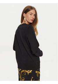 Versace Jeans Couture Bluza 77HAIE05 Czarny Regular Fit. Typ kołnierza: kołnierzyk włoski. Kolor: czarny. Materiał: bawełna #4