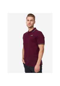 Polo Lonsdale Lion. Typ kołnierza: polo. Kolor: czerwony. Styl: elegancki, sportowy #1