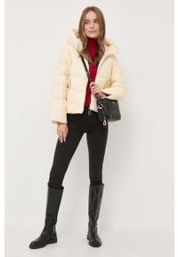 Silvian Heach kurtka puchowa damska kolor żółty zimowa. Kolor: żółty. Materiał: puch. Sezon: zima #2
