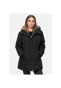 Parka dla kobiet Lonsdale Tong. Typ kołnierza: kaptur. Kolor: czarny. Materiał: futro. Sezon: zima. Sport: turystyka piesza #1