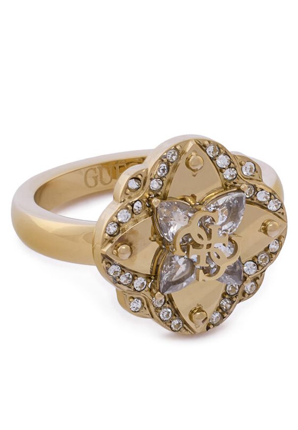 Guess Pierścionek JUBR05 506JW Złoty. Materiał: metalowe. Kolor: złoty