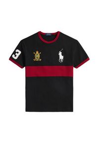 Polo Ralph Lauren T-Shirt 710P00093003 Czarny Regular Fit. Typ kołnierza: polo. Kolor: czarny. Materiał: bawełna #5