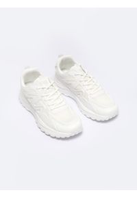 Big-Star - Sneakersy damskie białe NN274A084 101. Okazja: na co dzień. Kolor: biały. Materiał: materiał. Szerokość cholewki: normalna #4
