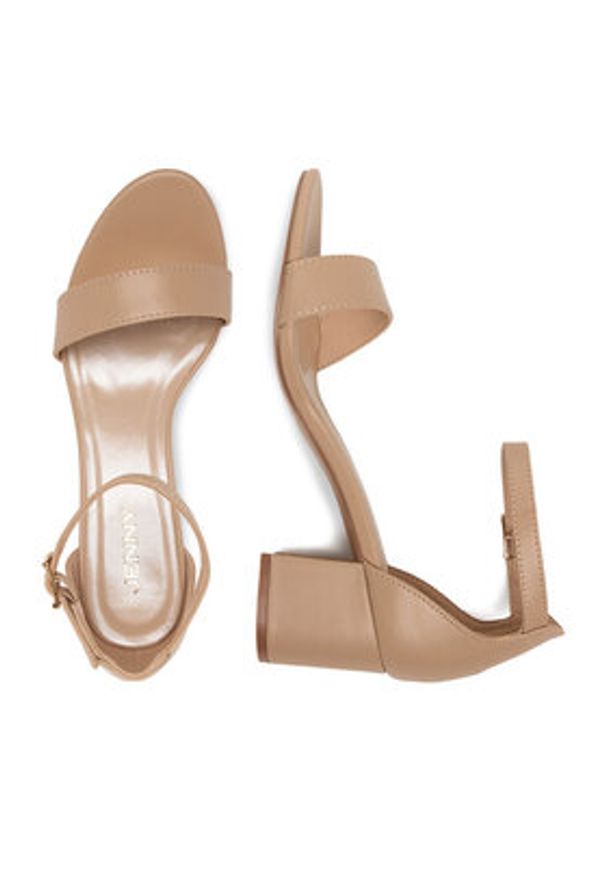 Jenny - JENNY Sandały CEO-WS0730-06 Beżowy. Kolor: beżowy. Materiał: syntetyk