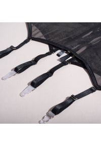 Intica - Komplet bielizny trzyczęściowy na romantyczny wieczór Vlasta. Kolor: czarny. Materiał: tkanina, materiał #8