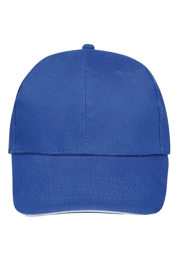 SOL'S - Czapka Z Daszkiem Buffalo 6 Panel. Kolor: biały, wielokolorowy, niebieski