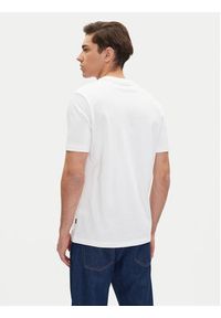 BOSS T-Shirt Logo Space 50539186 Biały Regular Fit. Kolor: biały. Materiał: bawełna #4
