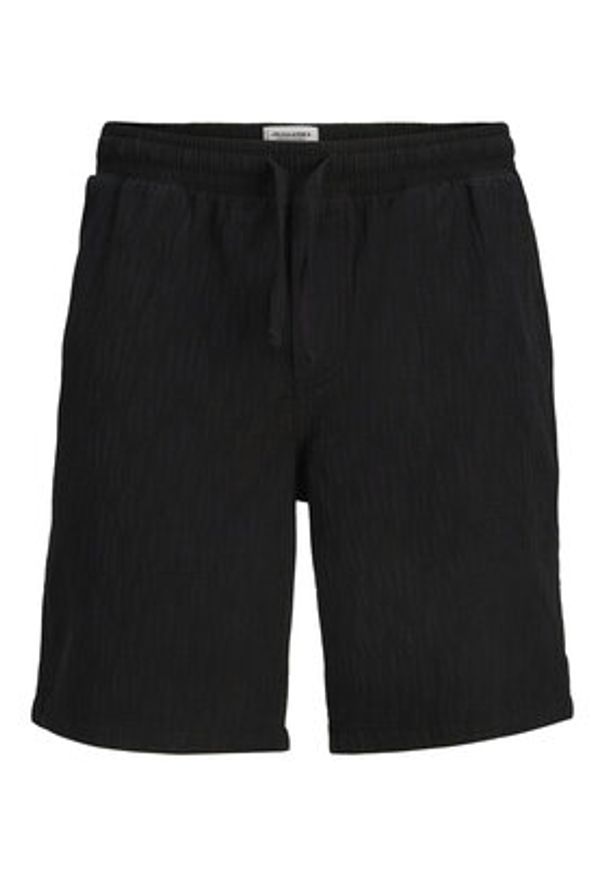 Jack & Jones Szorty materiałowe Jaiden 12293471 Czarny Regular Fit. Kolor: czarny. Materiał: bawełna