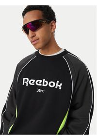 Reebok Bluza Tomasz RK25746CCM Czarny Regular Fit. Kolor: czarny. Materiał: syntetyk #5