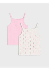 Sinsay - Koszulki na ramiączkach 2 pack - wielobarwny. Długość rękawa: na ramiączkach #1