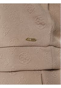 Guess Bluza V4BQ02 KCHR2 Beżowy Regular Fit. Kolor: beżowy. Materiał: syntetyk