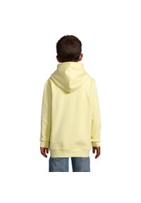 SOL'S - Bluza Z Kapturem Condor Dla Dzieci. Typ kołnierza: kaptur. Kolor: żółty