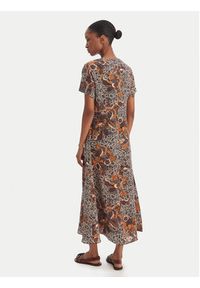 Weekend Max Mara Sukienka codzienna Crespo 2615221042 Granatowy Regular Fit. Okazja: na co dzień. Kolor: niebieski. Materiał: jedwab. Typ sukienki: proste. Styl: casual #4