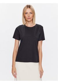 Calvin Klein T-Shirt K20K205410 Czarny Regular Fit. Kolor: czarny. Materiał: bawełna