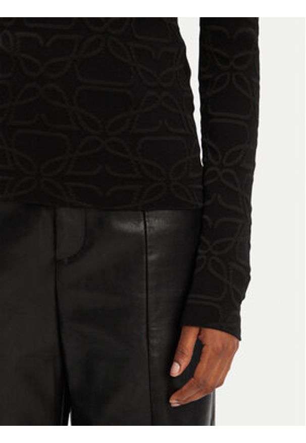 Hugo - HUGO Sweter Satero 50542604 Czarny Slim Fit. Kolor: czarny. Materiał: wiskoza