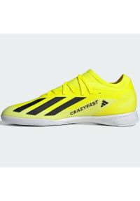 Adidas - Buty adidas X Crazyfast League In M IF0701 żółte. Kolor: żółty. Materiał: syntetyk, materiał. Szerokość cholewki: normalna