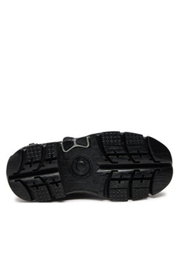 NEW ROCK Sneakersy M-110-S1 Czarny. Kolor: czarny. Materiał: skóra. Styl: rockowy
