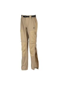 ELEMENTERRE - Damskie spodnie modułowe Élémenterre Kavaka. Kolor: beżowy. Sezon: lato. Sport: turystyka piesza #1